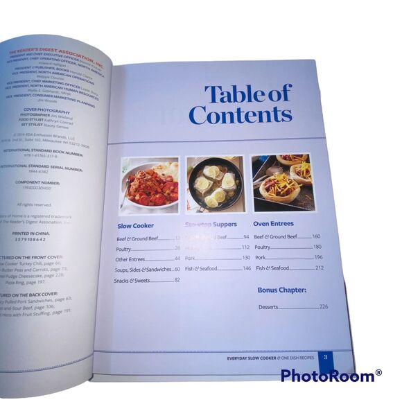 Taste of Home Everyday Slow Cooker & One Dish Recipes Cookbook 2014 Hardcover - Picture 4 of 12